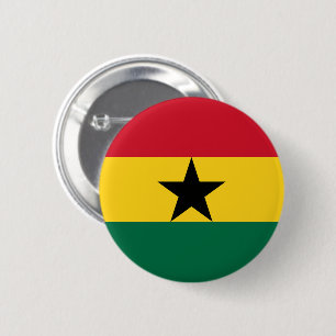 Flag of Ghana 2 Inch Round Button