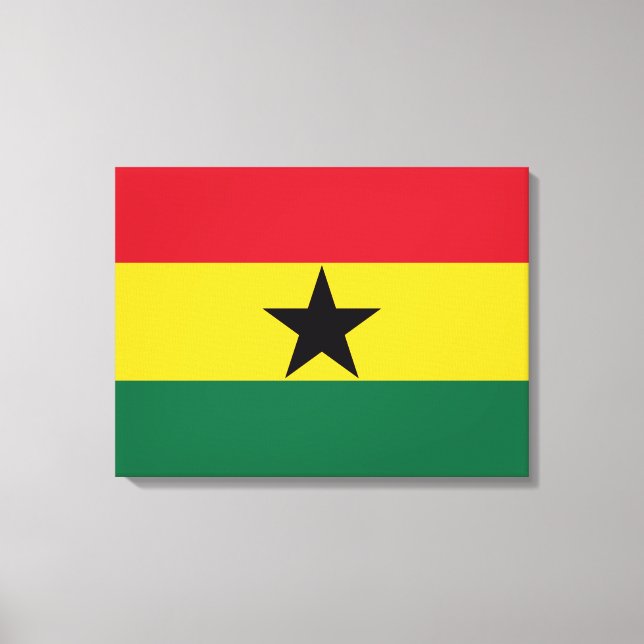 Flag of Ghana Canvas Print (Front)