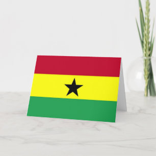 Flag of Ghana Card