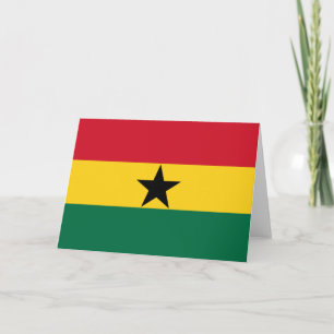 Flag of Ghana Card