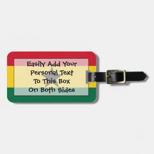Flag of Ghana Easy ID Personal Luggage Tag
