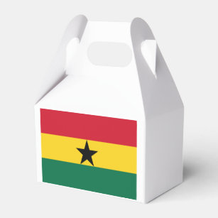 Flag of Ghana - Ghanaian Flag - African Flag Favor Box