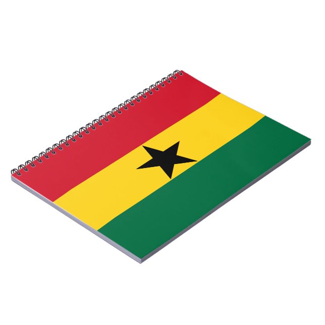 Flag of Ghana Notebook (Left Side)