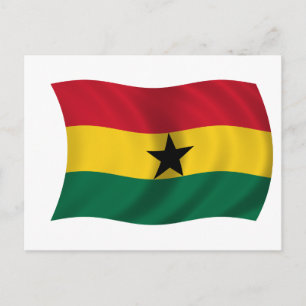 Flag of Ghana Postcard