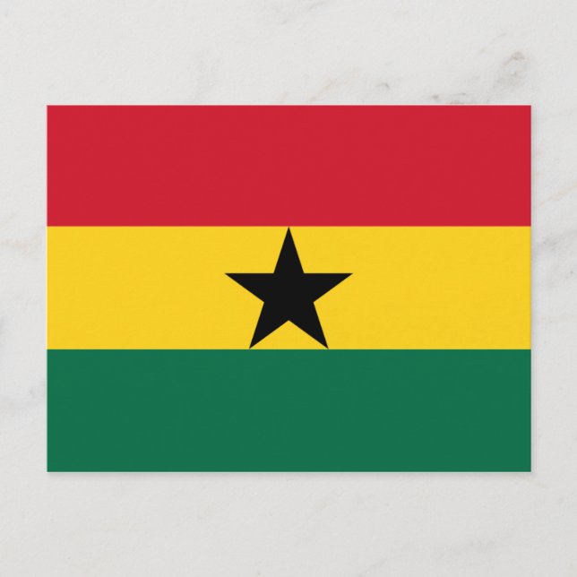Flag of Ghana Postcard (Front)
