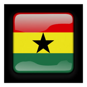 Flag of Ghana Poster