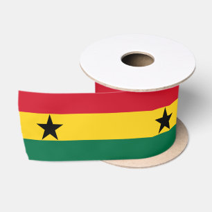 Flag of Ghana Satin Ribbon