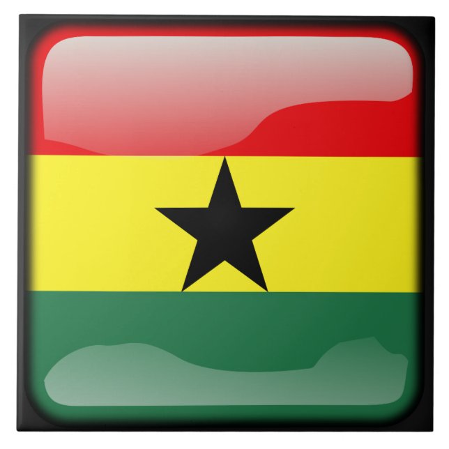 Flag of Ghana Tile (Front)