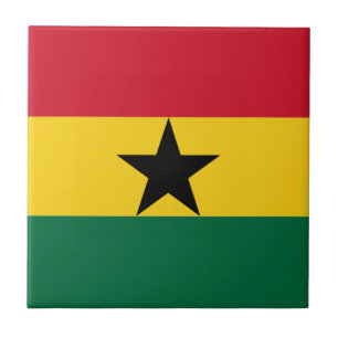 Flag of Ghana Tile