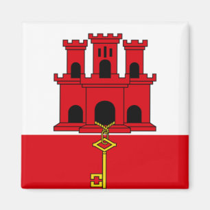 Flag of Gibraltar Magnet