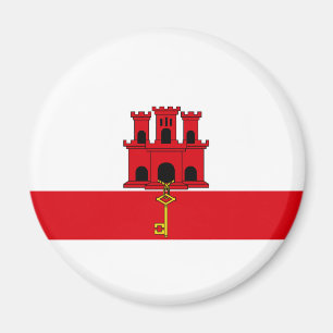 Flag of Gibraltar Magnet