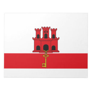 Flag of Gibraltar Notepad