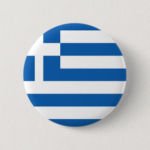 Flag of Greece 2 Inch Round Button
