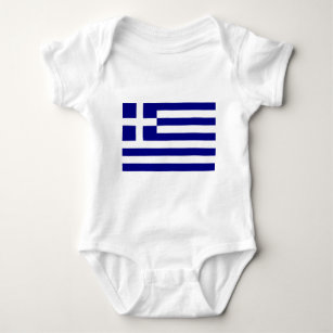 Flag of Greece Baby Bodysuit