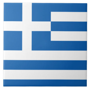 Flag of Greece Ceramic Tile