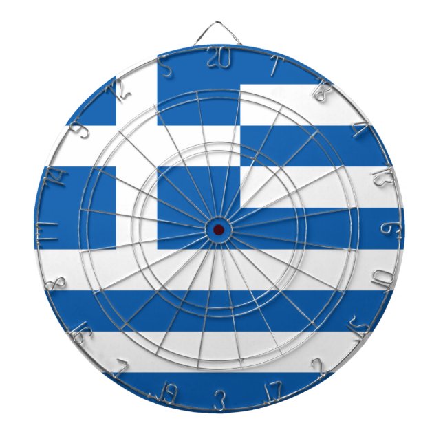 Flag of Greece Dartboard (Front)