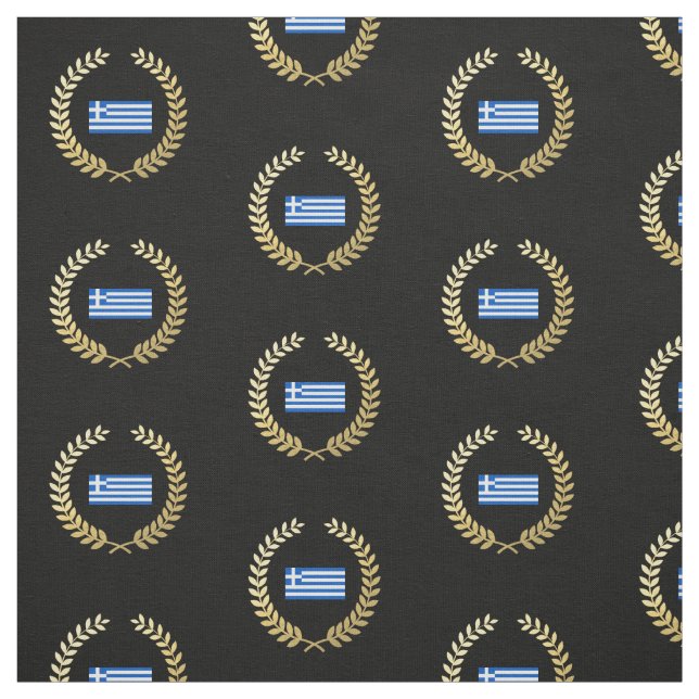 Flag of Greece Fabric (Swatch)