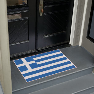 Flag of Greece Greek Flag Doormat