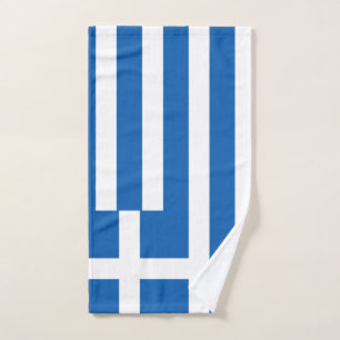 Flag of Greece Greek Flag Hand Towel