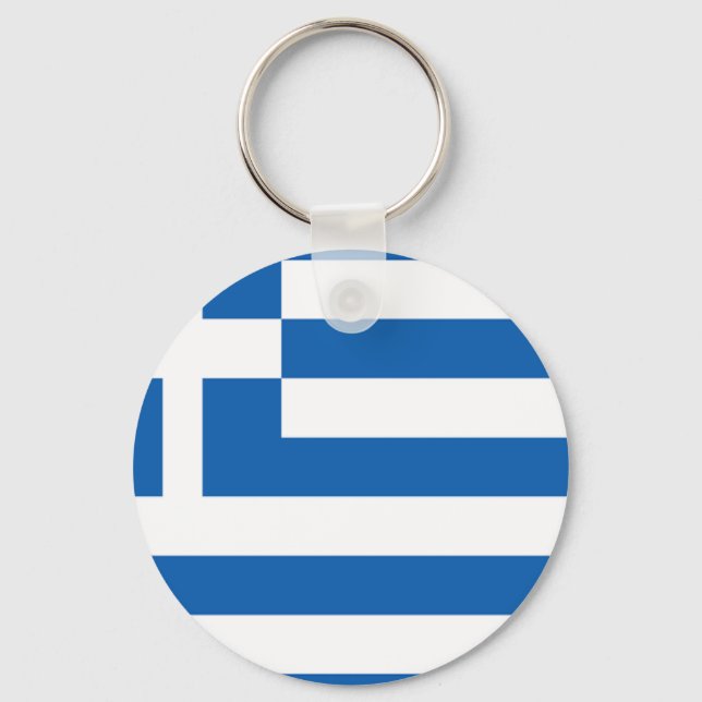 Flag of Greece Keychain (Front)