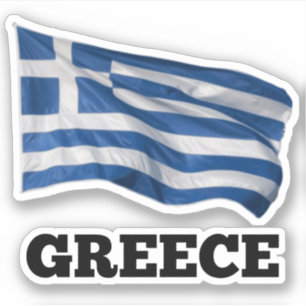 Flag of Greece, labelled