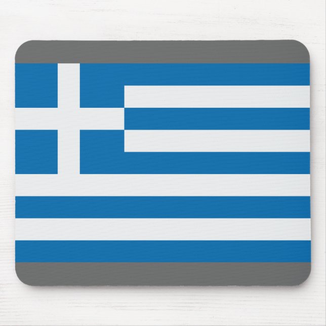 Flag of Greece Mouse Pad (Front)