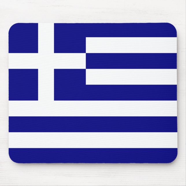 Flag of Greece Mouse Pad (Front)