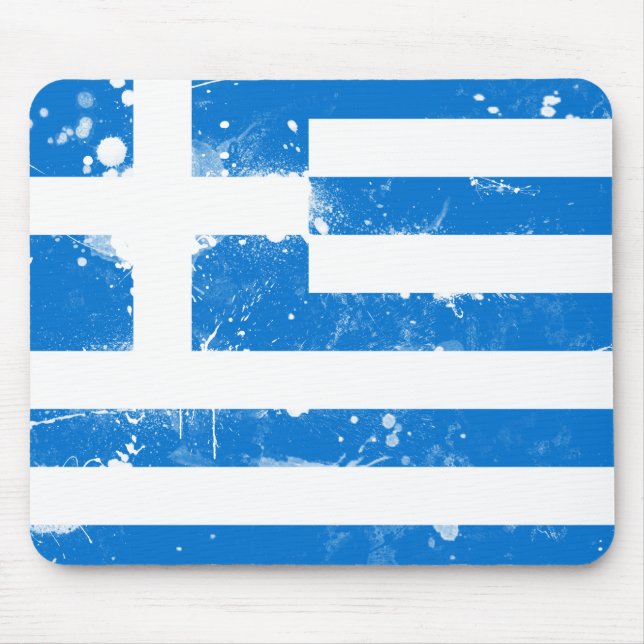 Flag of Greece Mouse Pad (Front)