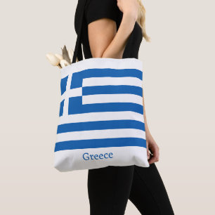 Flag of Greece souvenir Tote Bag