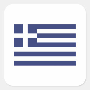 Flag of Greece Square Sticker