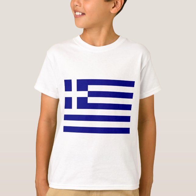 Flag of Greece T-Shirt (Front)