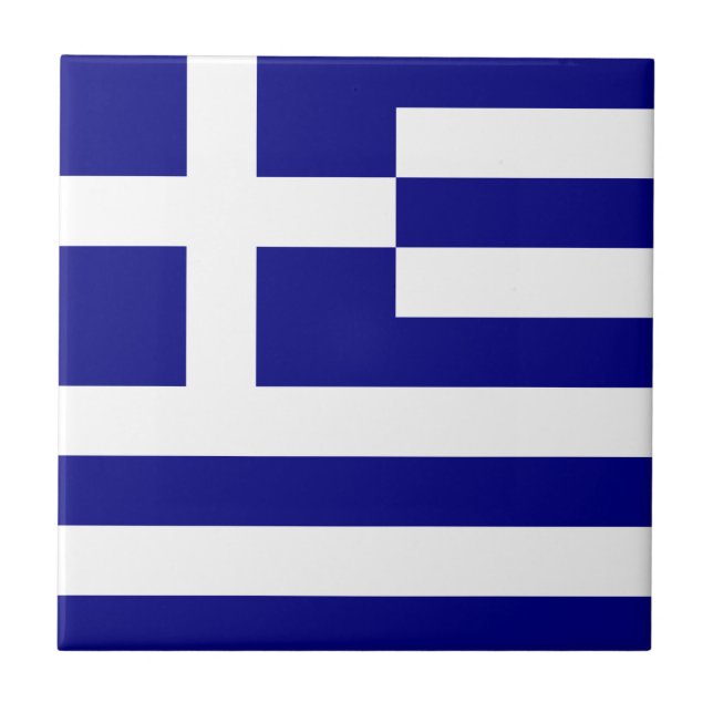Flag of Greece Tile (Front)