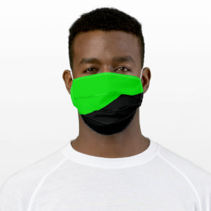 Flag of Green Anarchism Cloth Face Mask