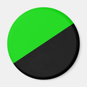 Flag of Green Anarchism Magnet