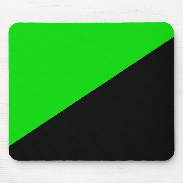 Flag of Green Anarchism Mouse Pad (Front)