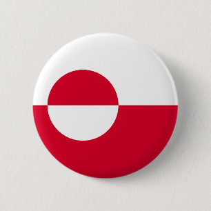 Flag of Greenland 2 Inch Round Button