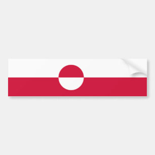 Flag of Greenland Bumper Sticker