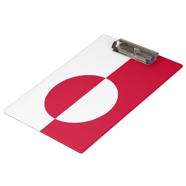 Flag of Greenland Clipboard (Angled)