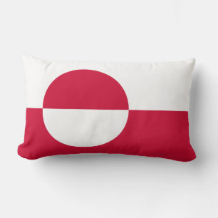 Flag of Greenland Lumbar Pillow