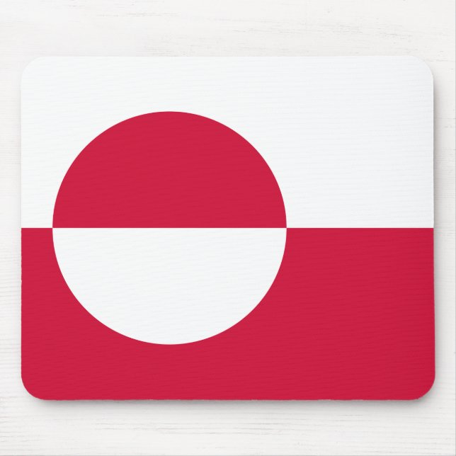 Flag of Greenland Mouse Pad (Front)