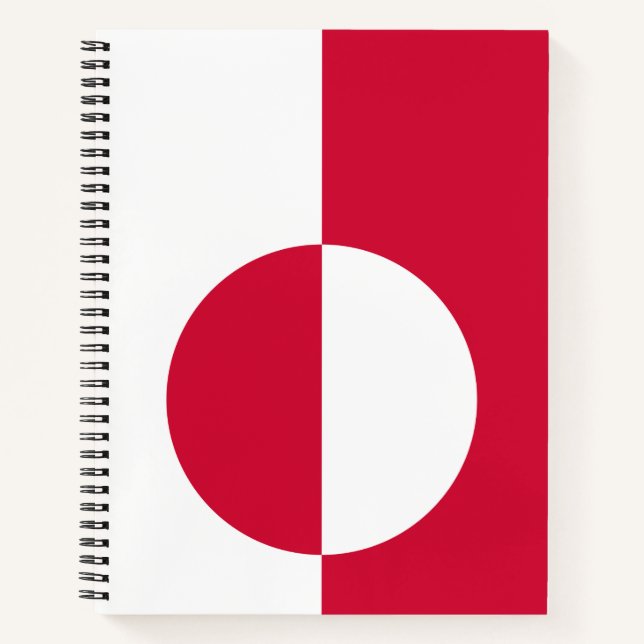 Flag of Greenland Notebook (Front)