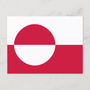 Flag of Greenland Postcard