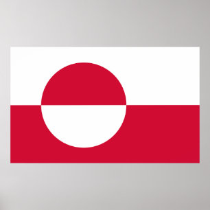 Flag Of Greenland Poster
