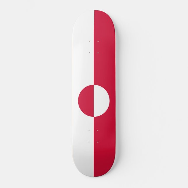 Flag of Greenland Skateboard (Front)