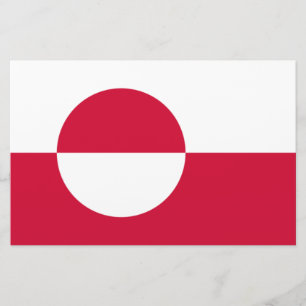 Flag of Greenland Stationery