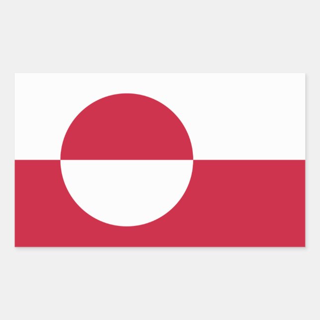 Flag of Greenland Sticker (Front)
