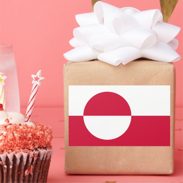 Flag Of Greenland Sticker (Party)