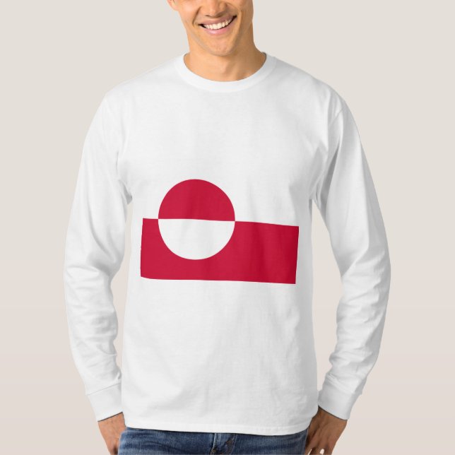 Flag of Greenland T-Shirt (Front)