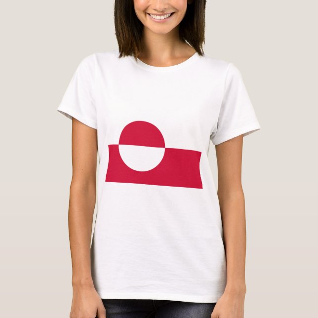 Flag of Greenland T-Shirt (Front)