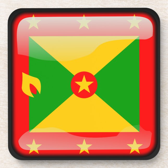 Flag of Grenada Coaster (Front)